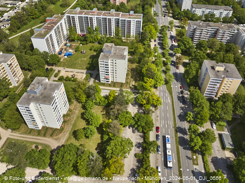 30.04.2024 - Baustelle Karl-Marx-Ring 11-21 in Neuperlach