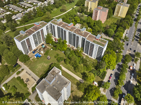 30.04.2024 - Baustelle Karl-Marx-Ring 11-21 in Neuperlach