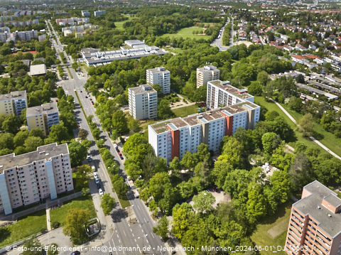 30.04.2024 - Baustelle Karl-Marx-Ring 11-21 in Neuperlach
