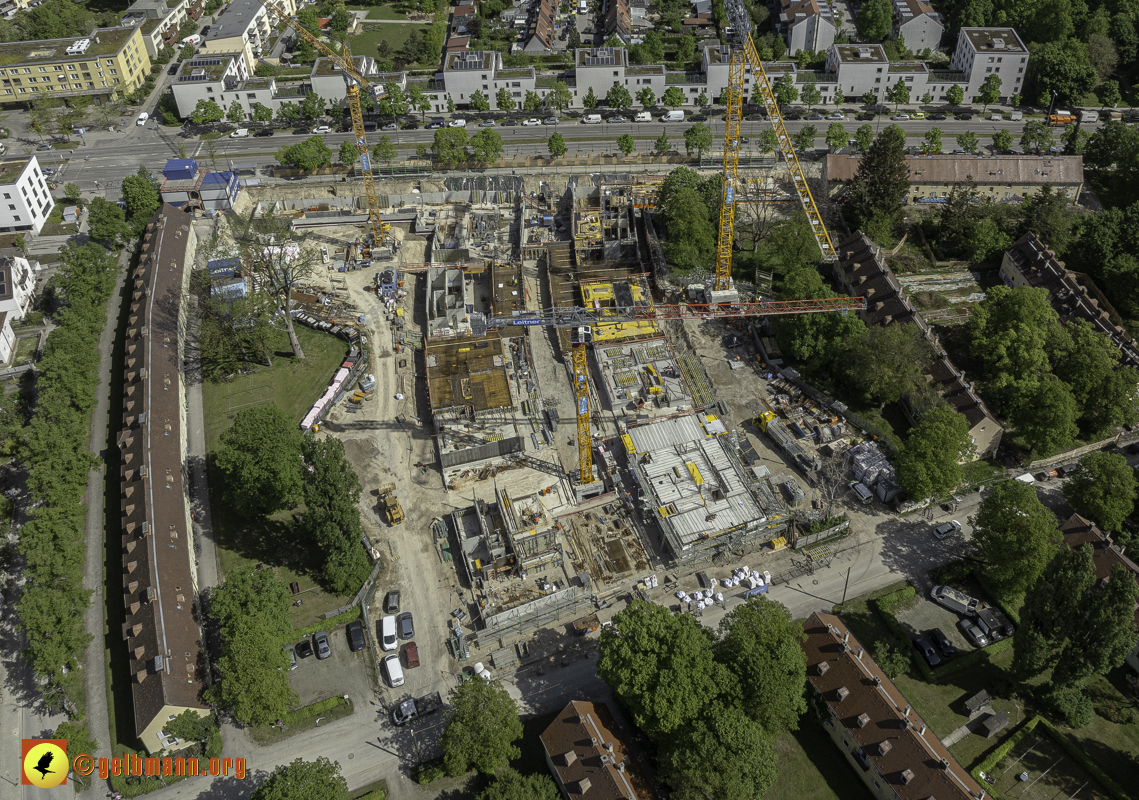 Baustelle Maikäfersiedlung in Berg am Laim