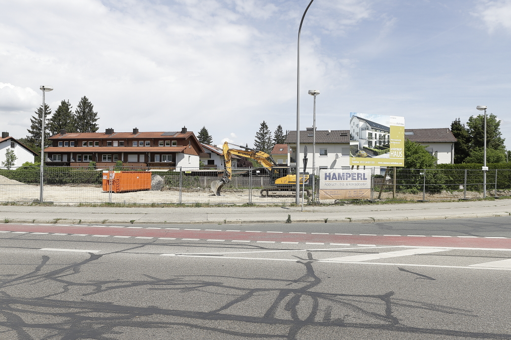 06.05.2024 - Bilder der Baustelle MONACO an der Heinrich-Wieland/Ecke Corinthstrasse in Neuperlach