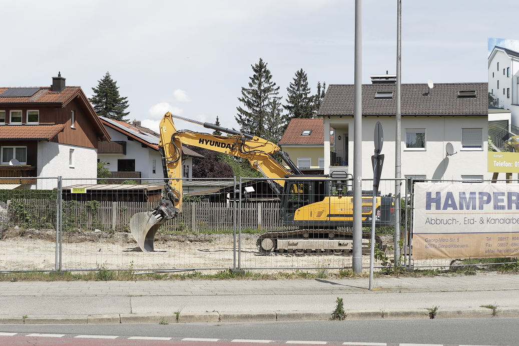 06.05.2024 - Bilder der Baustelle MONACO an der Heinrich-Wieland/Ecke Corinthstrasse in Neuperlach