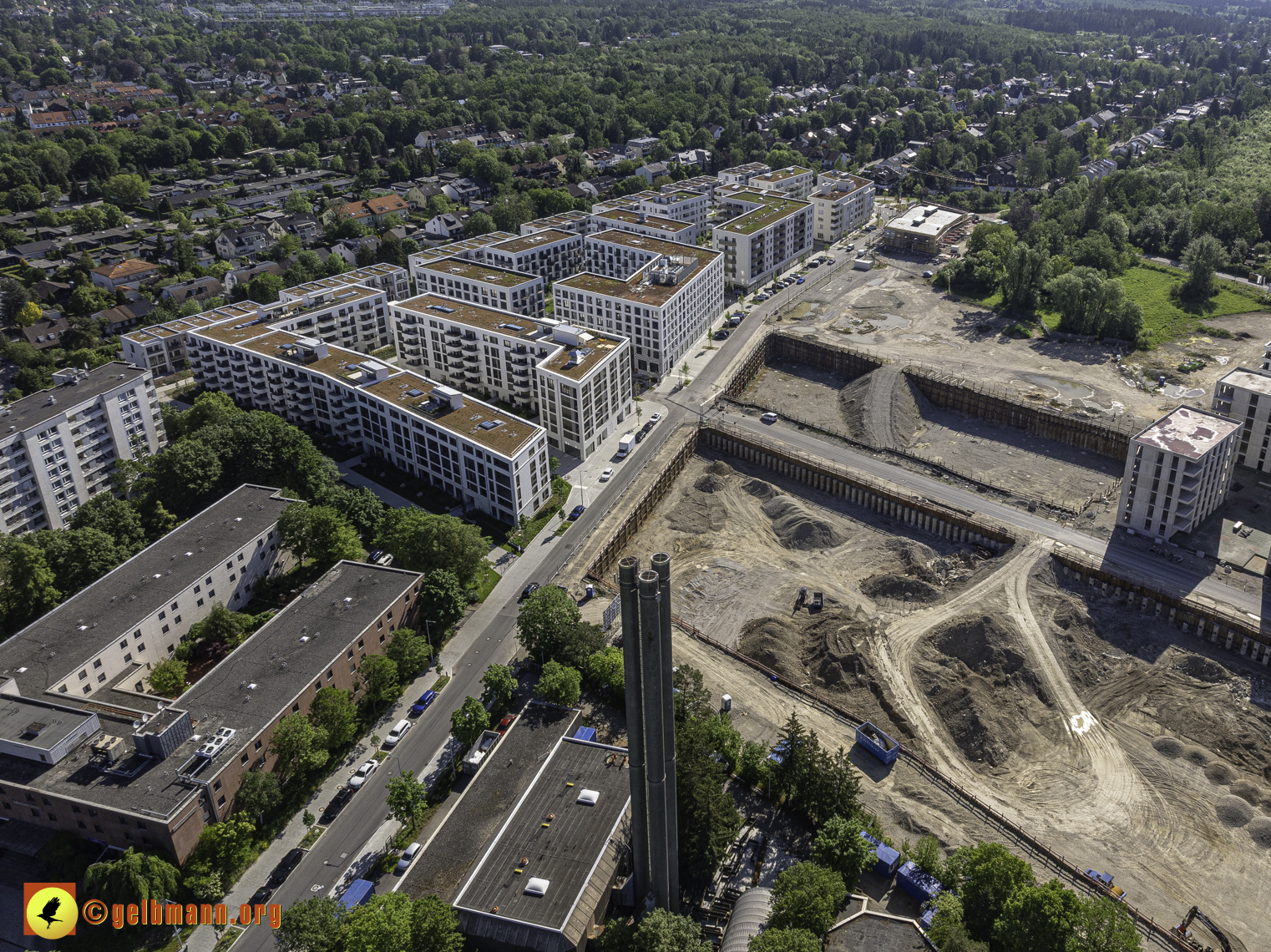 14.05.2024 - DEMOS-Baustelle Alexisquartier in Neuperlach