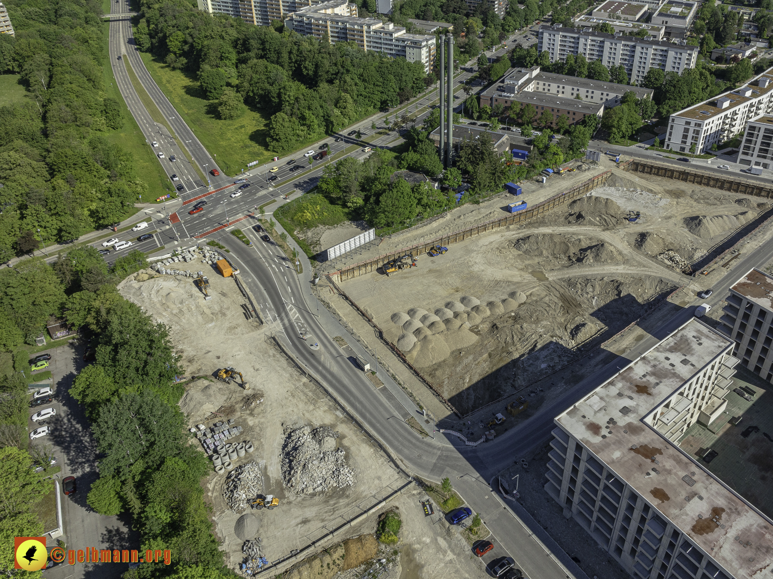 14.05.2024 - DEMOS-Baustelle Alexisquartier in Neuperlach