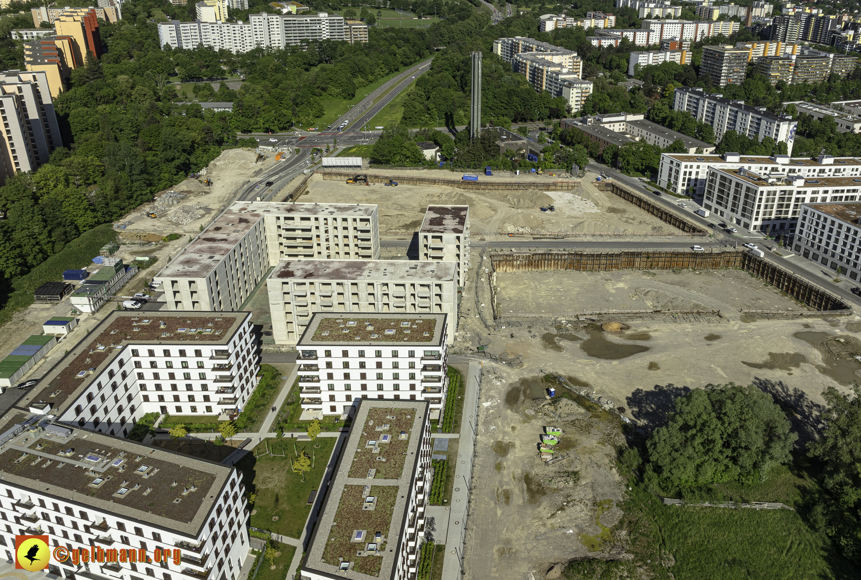 14.05.2024 - DEMOS-Baustelle Alexisquartier in Neuperlach