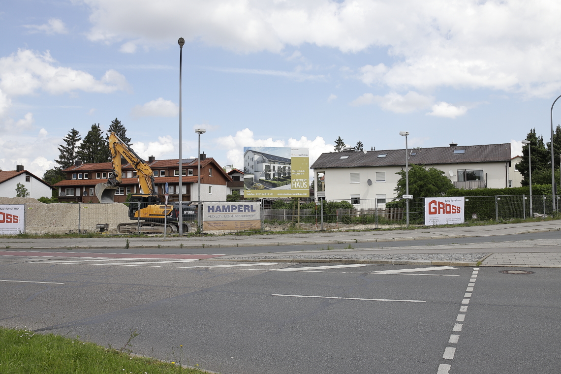 23.05.2024 - Bilder der Baustelle MONACO an der Heinrich-Wieland/Ecke Corinthstrasse in Neuperlach