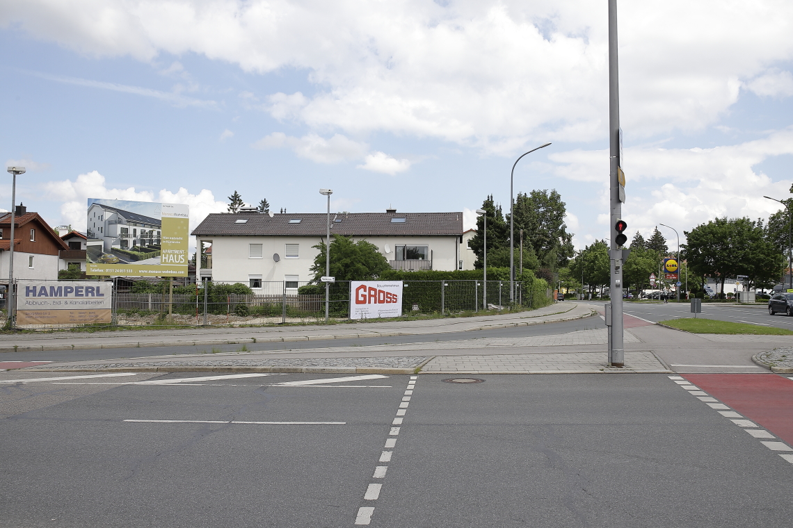 23.05.2024 - Bilder der Baustelle MONACO an der Heinrich-Wieland/Ecke Corinthstrasse in Neuperlach