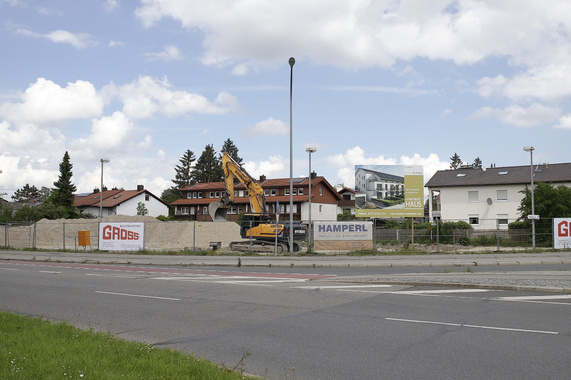 23.05.2024 - Bilder der Baustelle MONACO an der Heinrich-Wieland/Ecke Corinthstrasse in Neuperlach