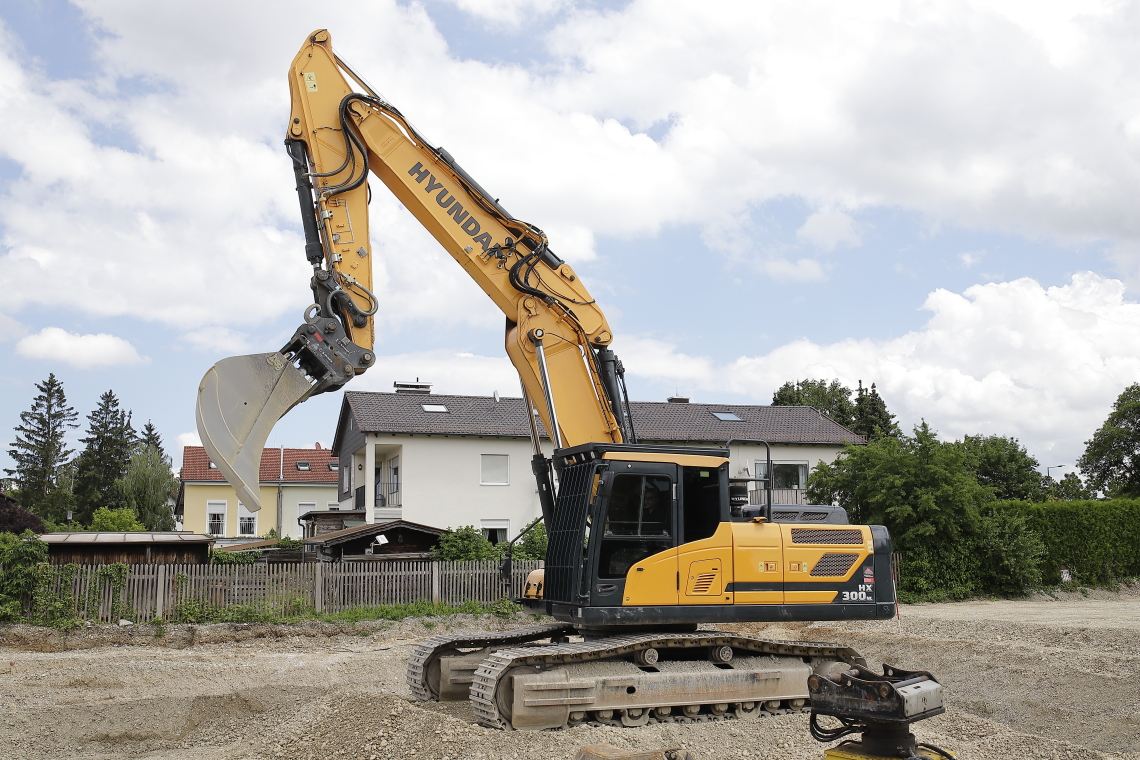 23.05.2024 - Bilder der Baustelle MONACO an der Heinrich-Wieland/Ecke Corinthstrasse in Neuperlach