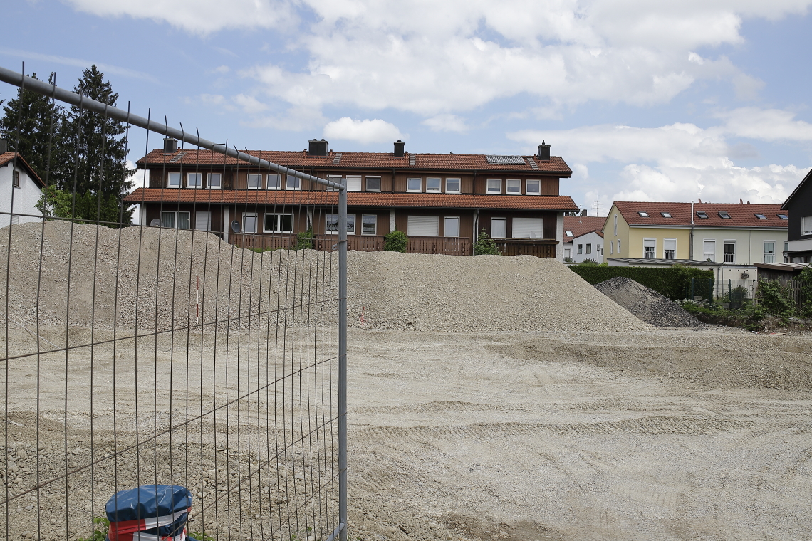 23.05.2024 - Bilder der Baustelle MONACO an der Heinrich-Wieland/Ecke Corinthstrasse in Neuperlach