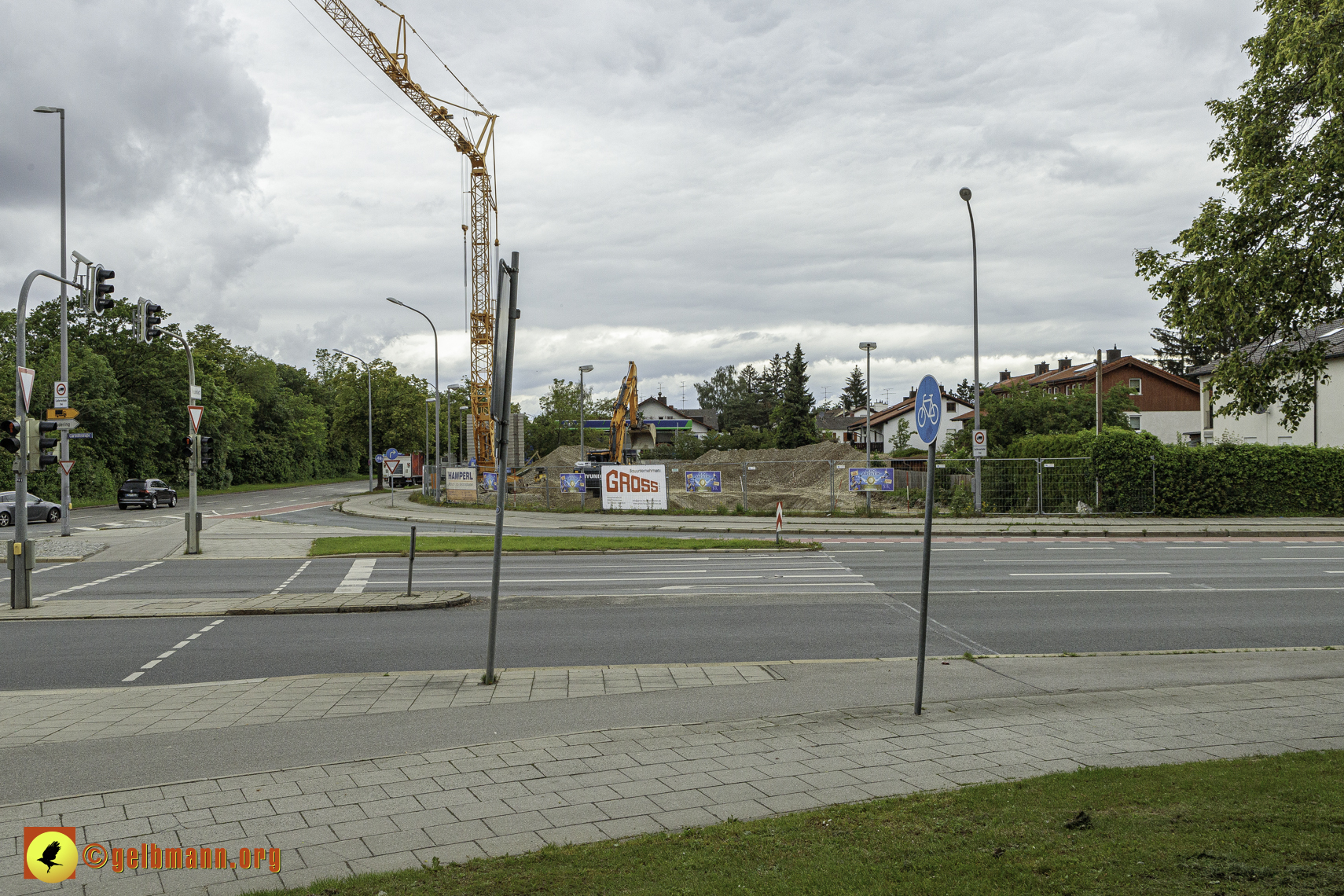 28.05.2024 - Bilder der Baustelle MONACO an der Heinrich-Wieland/Ecke Corinthstrasse in Neuperlach