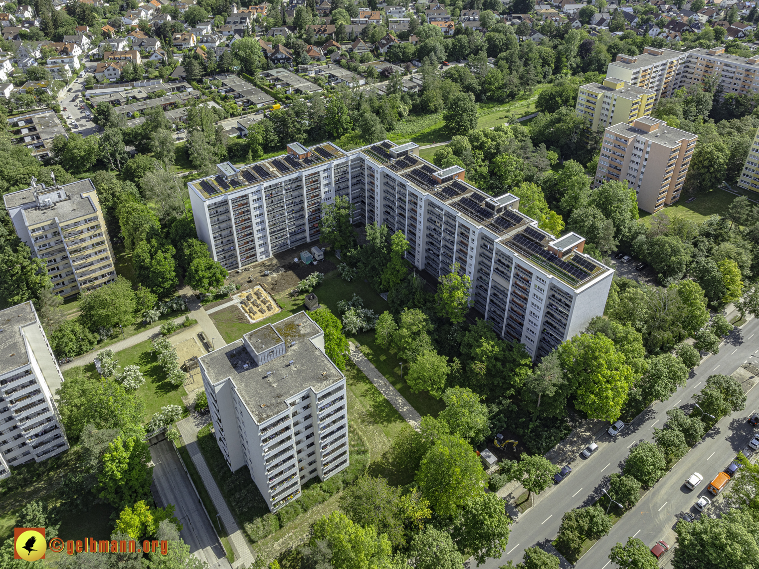 30.05.2024 - GEWOFAG-Baustelle am Karl-Marx-Ring 11-21 in Neuperlach