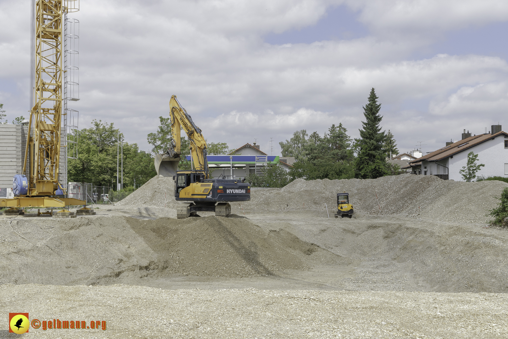 04.06.2024 - Bilder der Baustelle MONACO an der Heinrich-Wieland/Ecke Corinthstrasse in Neuperlach