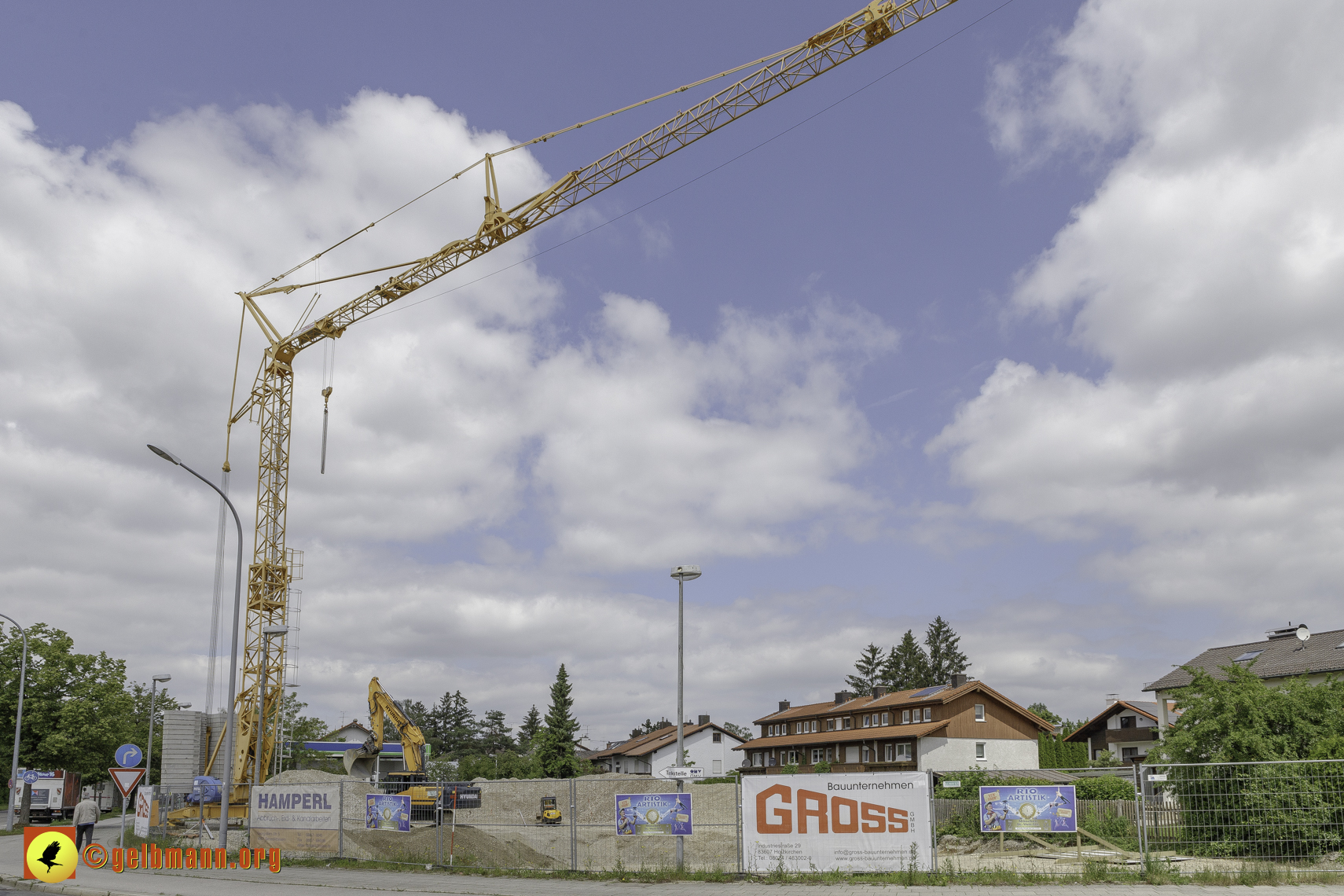 04.06.2024 - Bilder der Baustelle MONACO an der Heinrich-Wieland/Ecke Corinthstrasse in Neuperlach