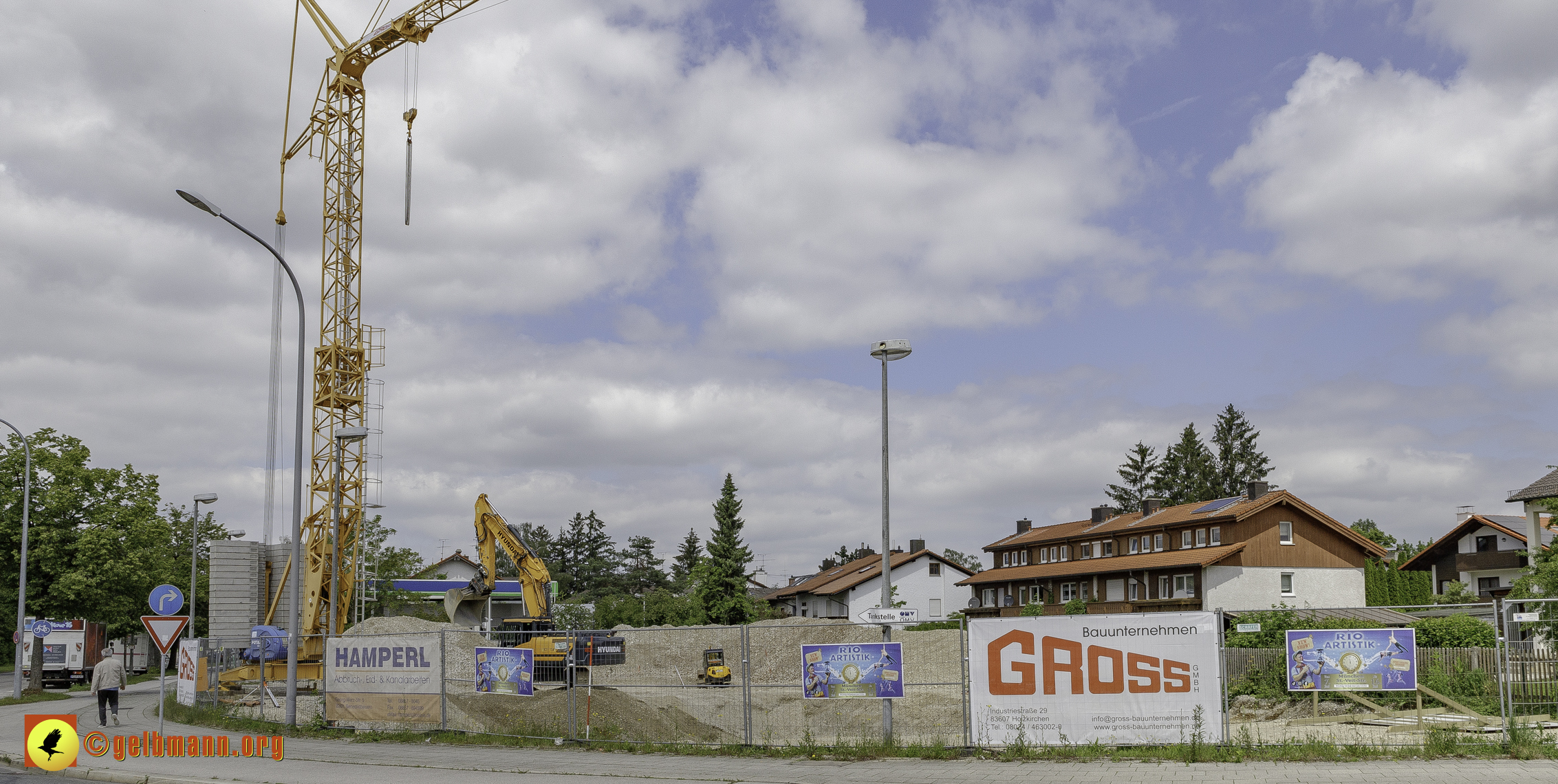 04.06.2024 - Bilder der Baustelle MONACO an der Heinrich-Wieland/Ecke Corinthstrasse in Neuperlach