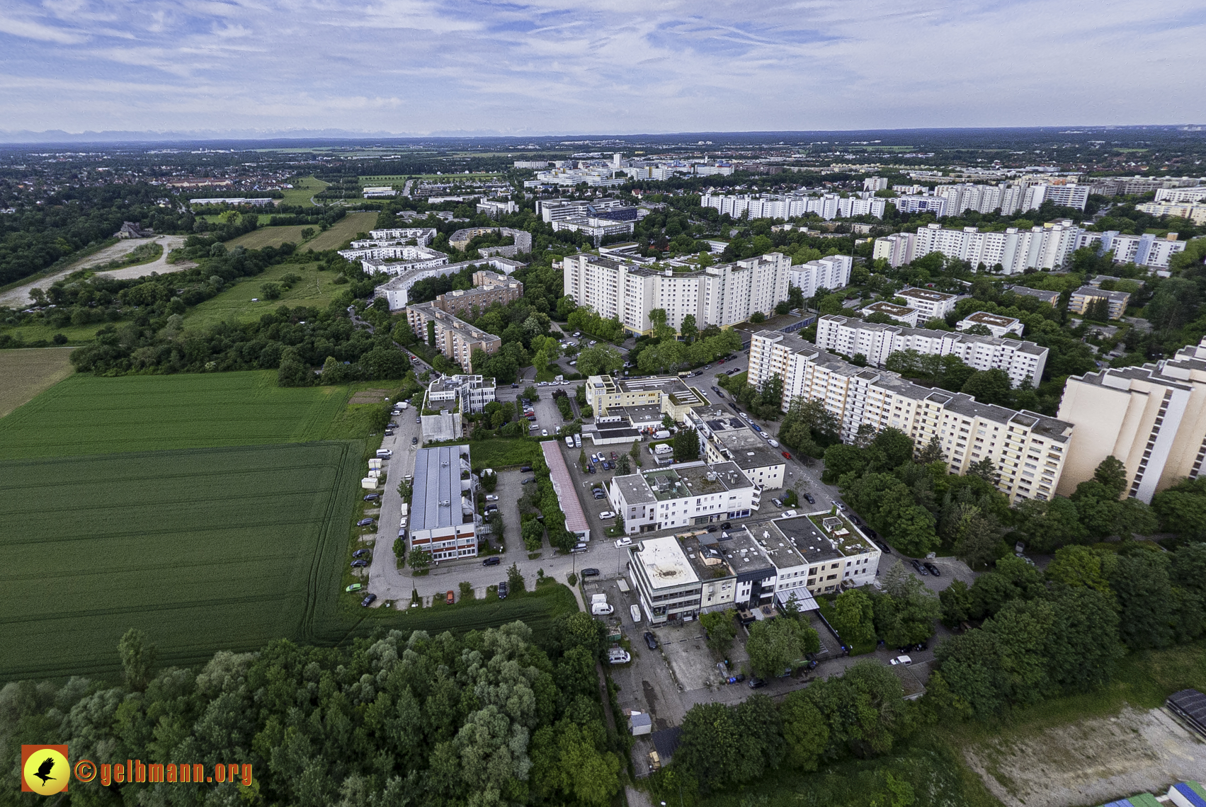 06.06.2024 - Luftbilder der Baustelle Alexisquartier und Pandion Verde in Neuperlach