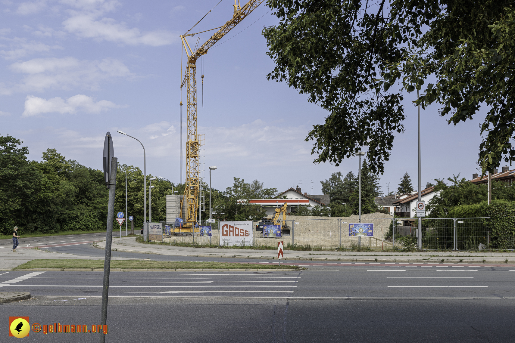 08.06.2024 - Bilder der Baustelle MONACO an der Heinrich-Wieland/Ecke Corinthstrasse in Neuperlach
