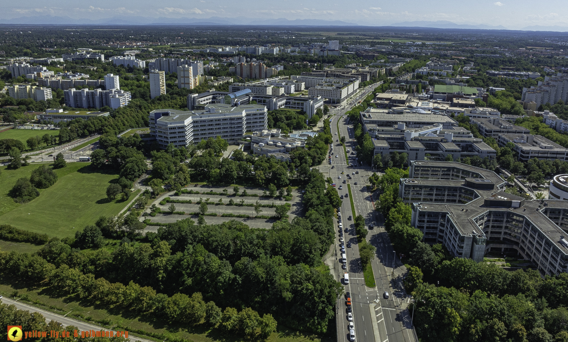 29.07.2024 - ehemalige Allainz und neues Bosch-Gebäude in Neuperlach