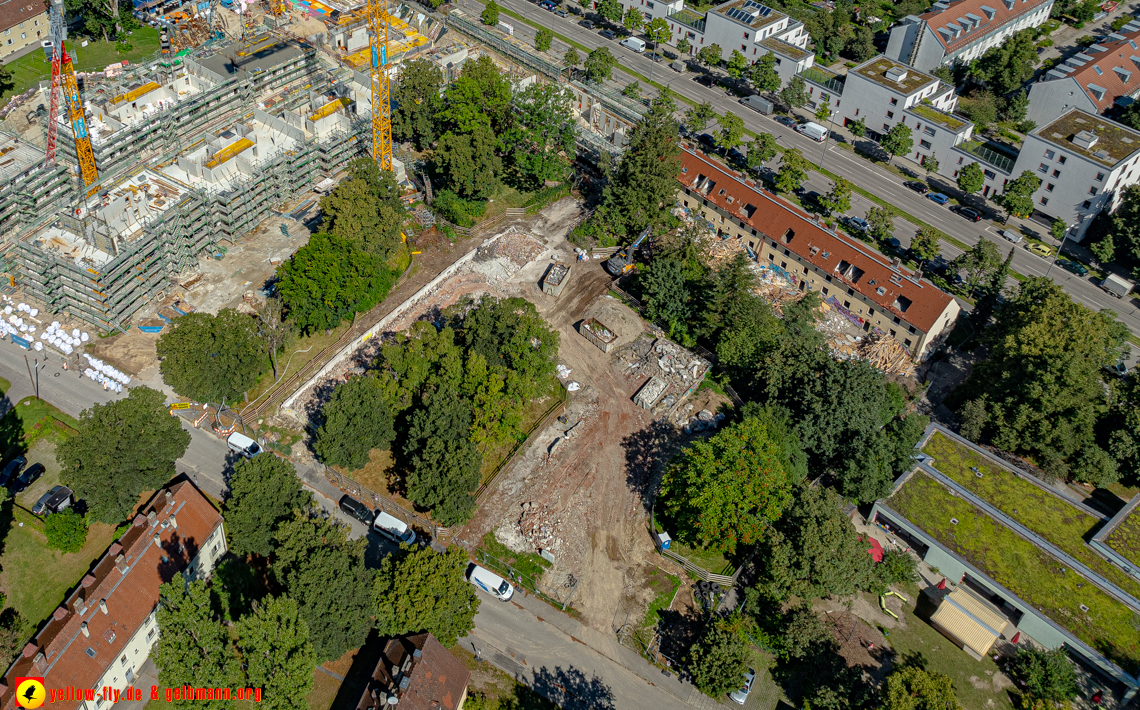 06.08.2024 - die Baustelle Maikäfersiedlung in Berg am Laim