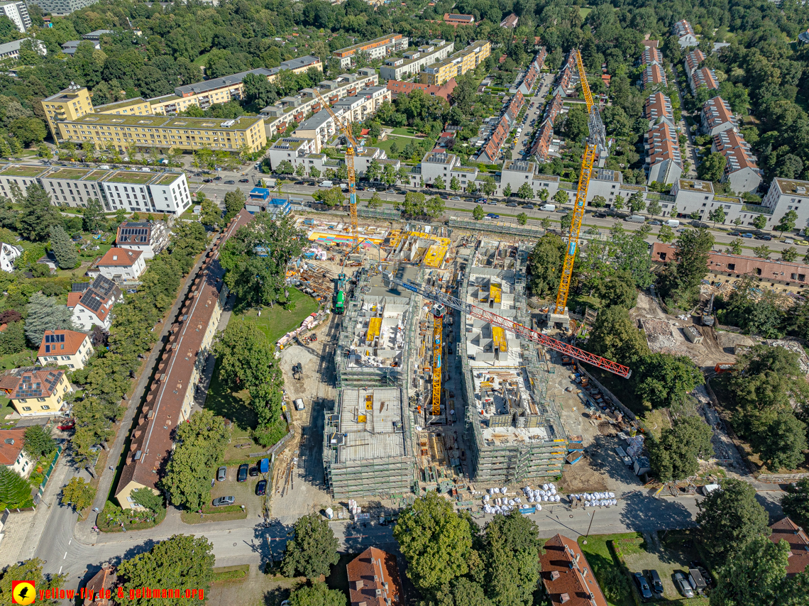 06.08.2024 - die Baustelle Maikäfersiedlung in Berg am Laim