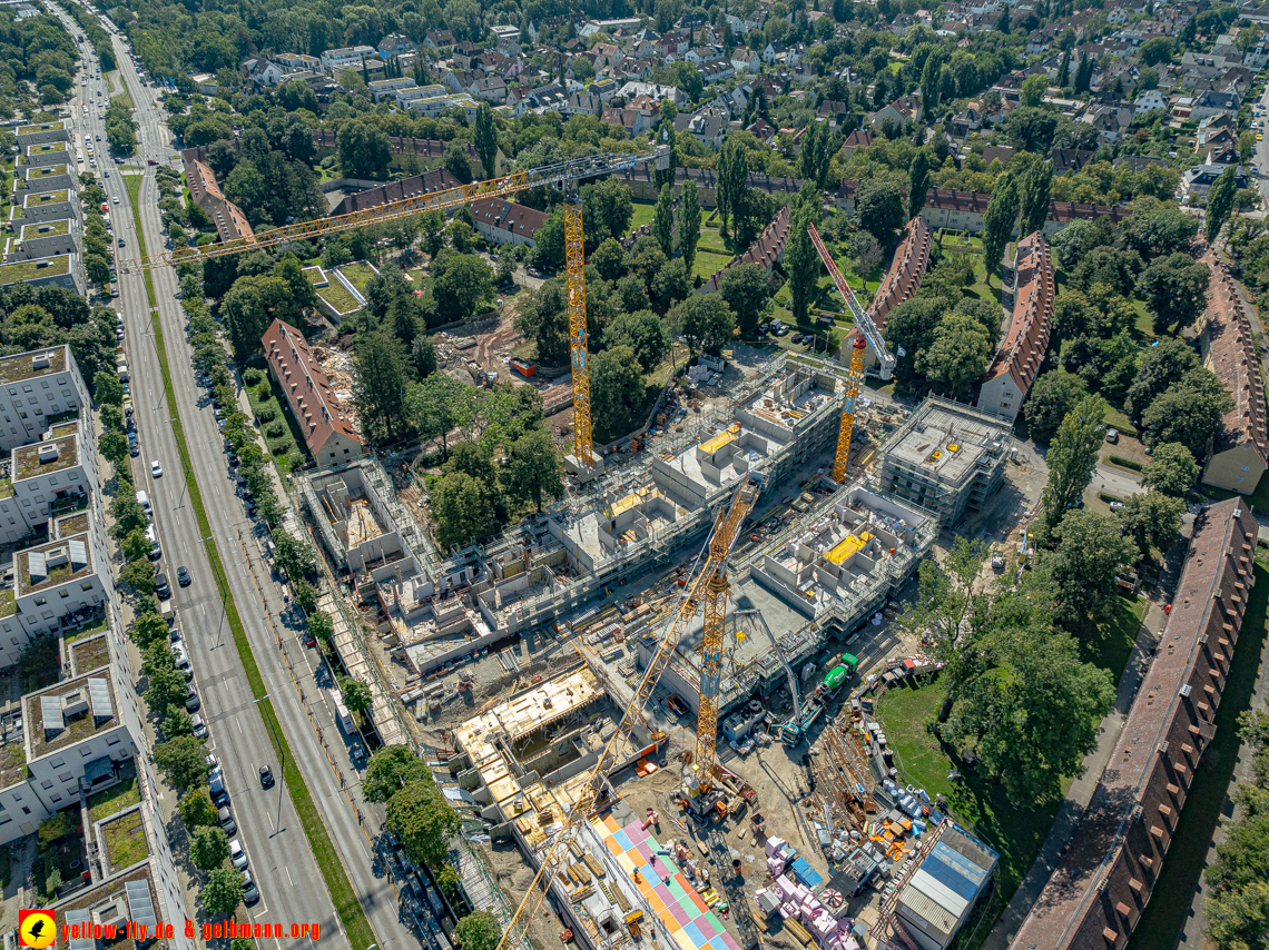 06.08.2024 - die Baustelle Maikäfersiedlung in Berg am Laim