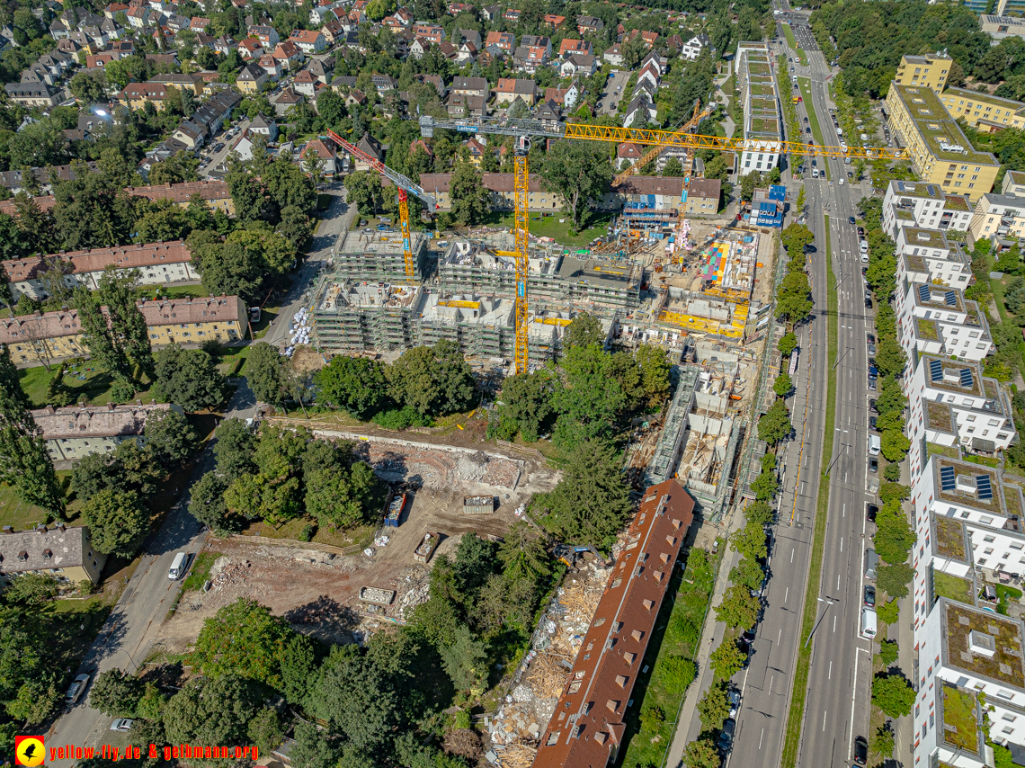 06.08.2024 - die Baustelle Maikäfersiedlung in Berg am Laim