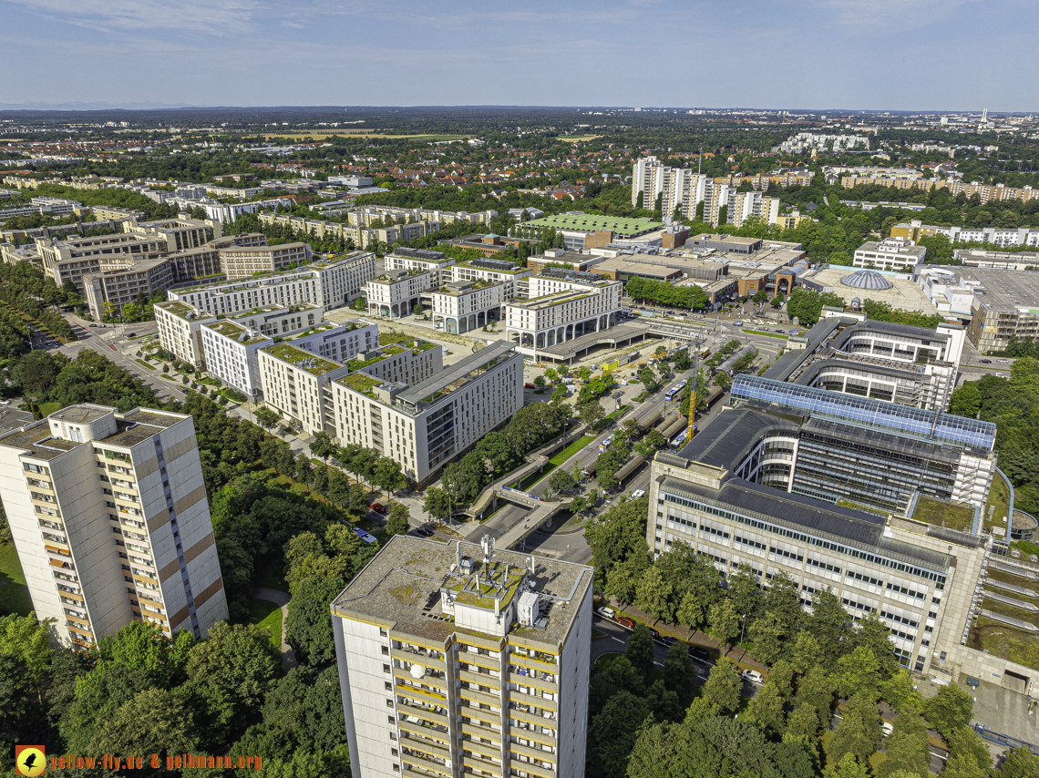 16.08.2024 - Perlach Plaza und Neue-Mitte und Umgebung 16.08.2024 - Perlach Plaza und Neue-Mitte und Umgebung