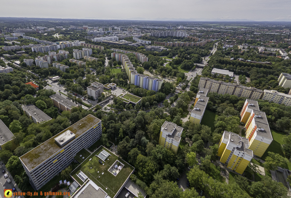 22.08.2024 - das Quiddezentrum als Biotop in Neuperlach