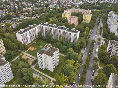 12.09.2024 - Dachbegehung mit der Münchner Wohnen am Karl-Marx-Ring 11-21 in Neuperlach
