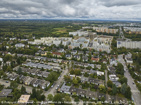 12.09.2024 - Baustelle am Hugo-Lang-Bogen und Niederalmstraße in Neuperlach