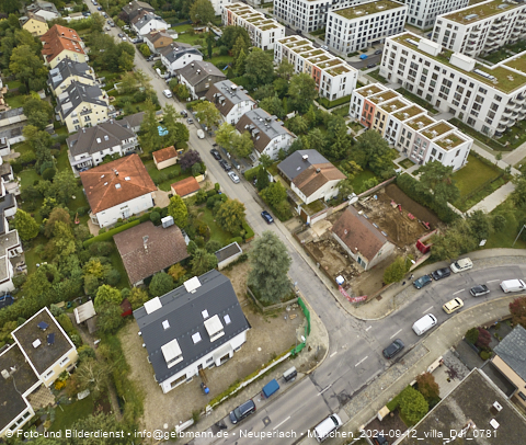 12.09.2024 - Baustelle am Hugo-Lang-Bogen und Niederalmstraße in Neuperlach