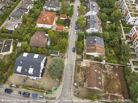 12.09.2024 - Baustelle am Hugo-Lang-Bogen und Niederalmstraße in Neuperlach