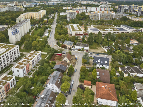 12.09.2024 - Baustelle am Hugo-Lang-Bogen und Niederalmstraße in Neuperlach