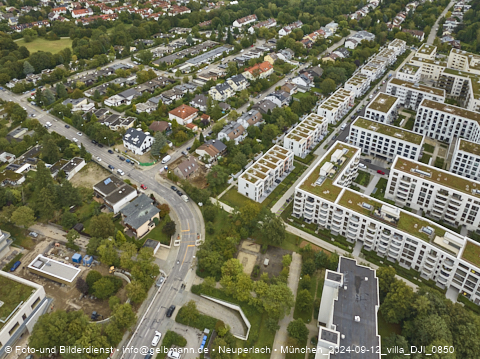 12.09.2024 - Baustelle am Hugo-Lang-Bogen und Niederalmstraße in Neuperlach