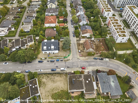 12.09.2024 - Baustelle am Hugo-Lang-Bogen und Niederalmstraße in Neuperlach