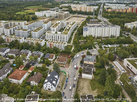12.09.2024 - Baustelle am Hugo-Lang-Bogen und Niederalmstraße in Neuperlach