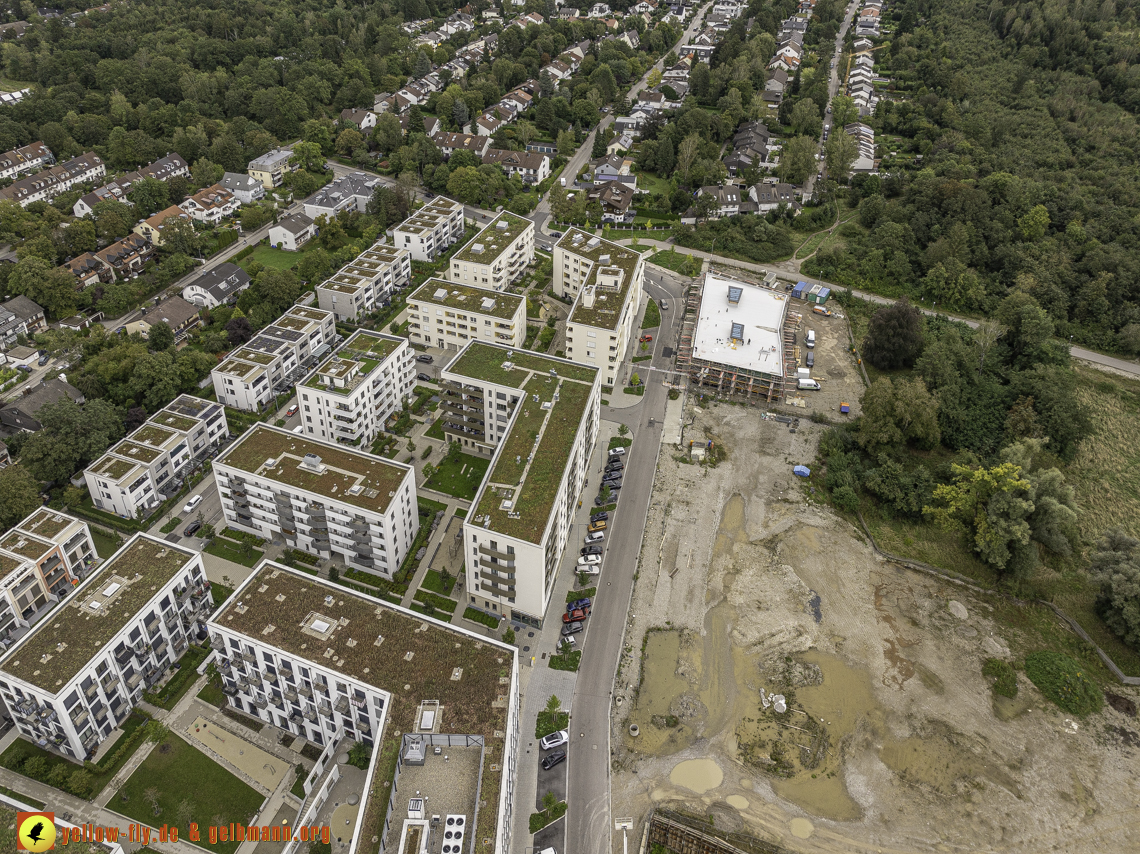 13.09.2024 - Baustelle Alexisquartier und Pandion Verde in Neuperlach