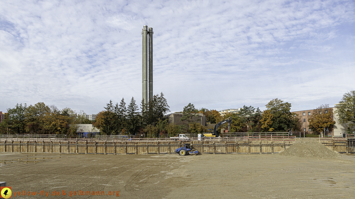 14.10.2024 - Baustelle Alexisquartier vom Hochhaus