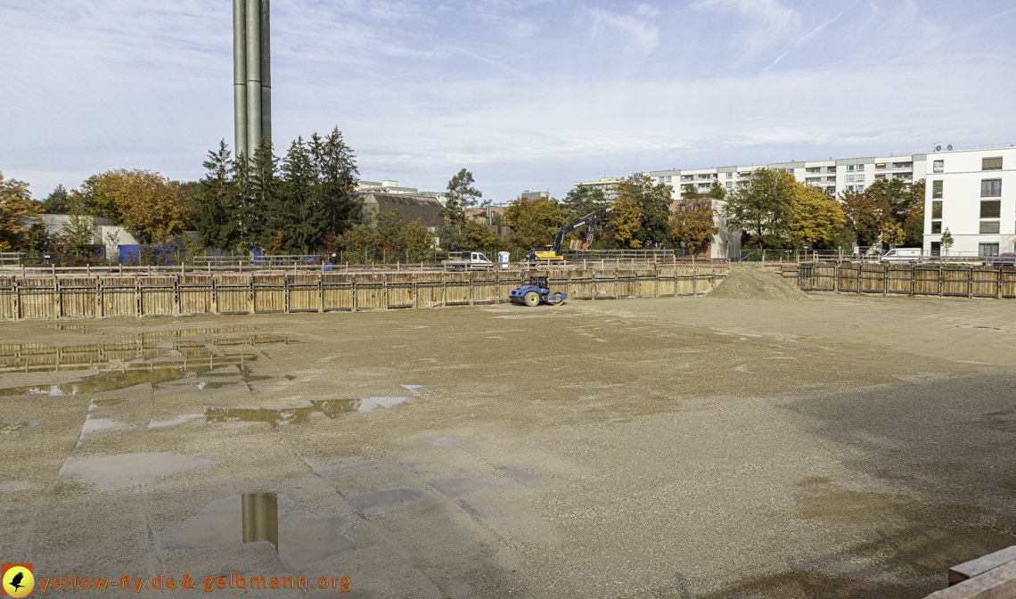 14.10.2024 - Baustelle Alexisquartier vom Hochhaus