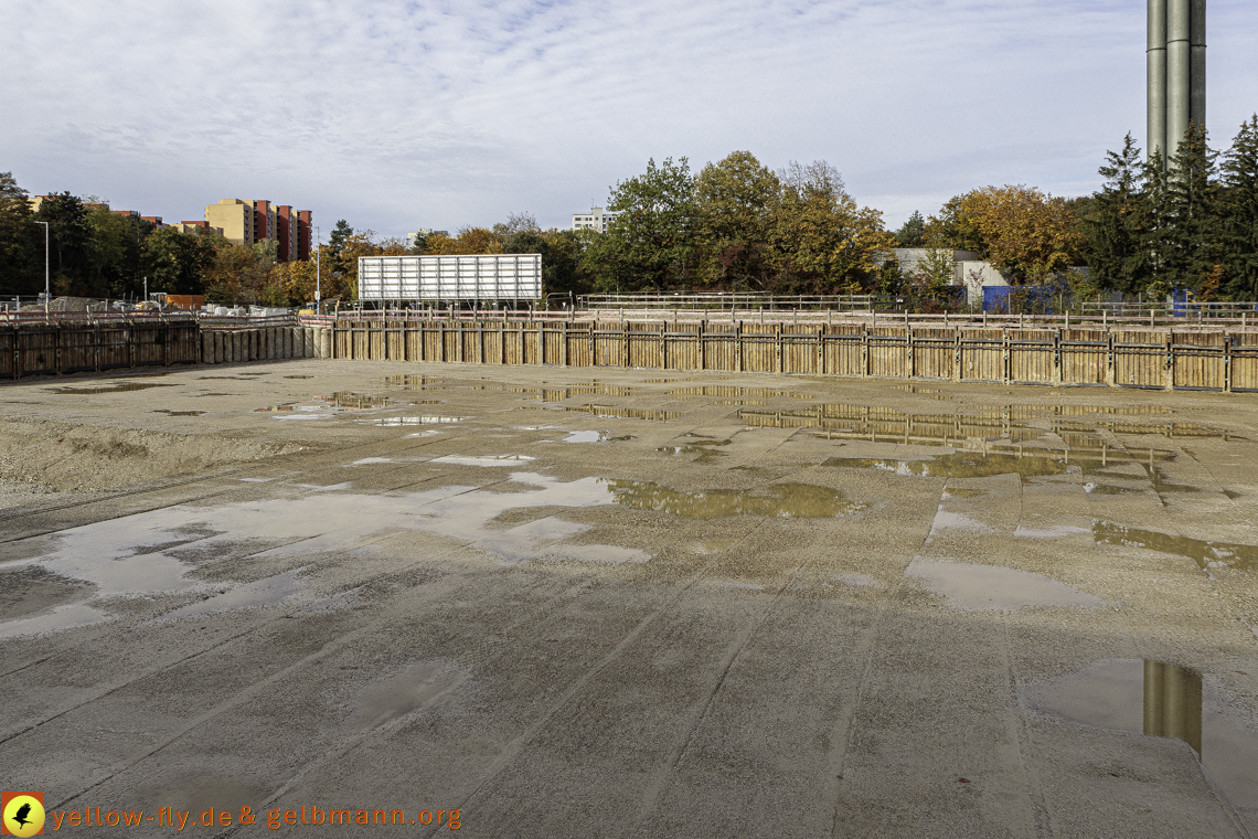 14.10.2024 - Baustelle Alexisquartier vom Hochhaus