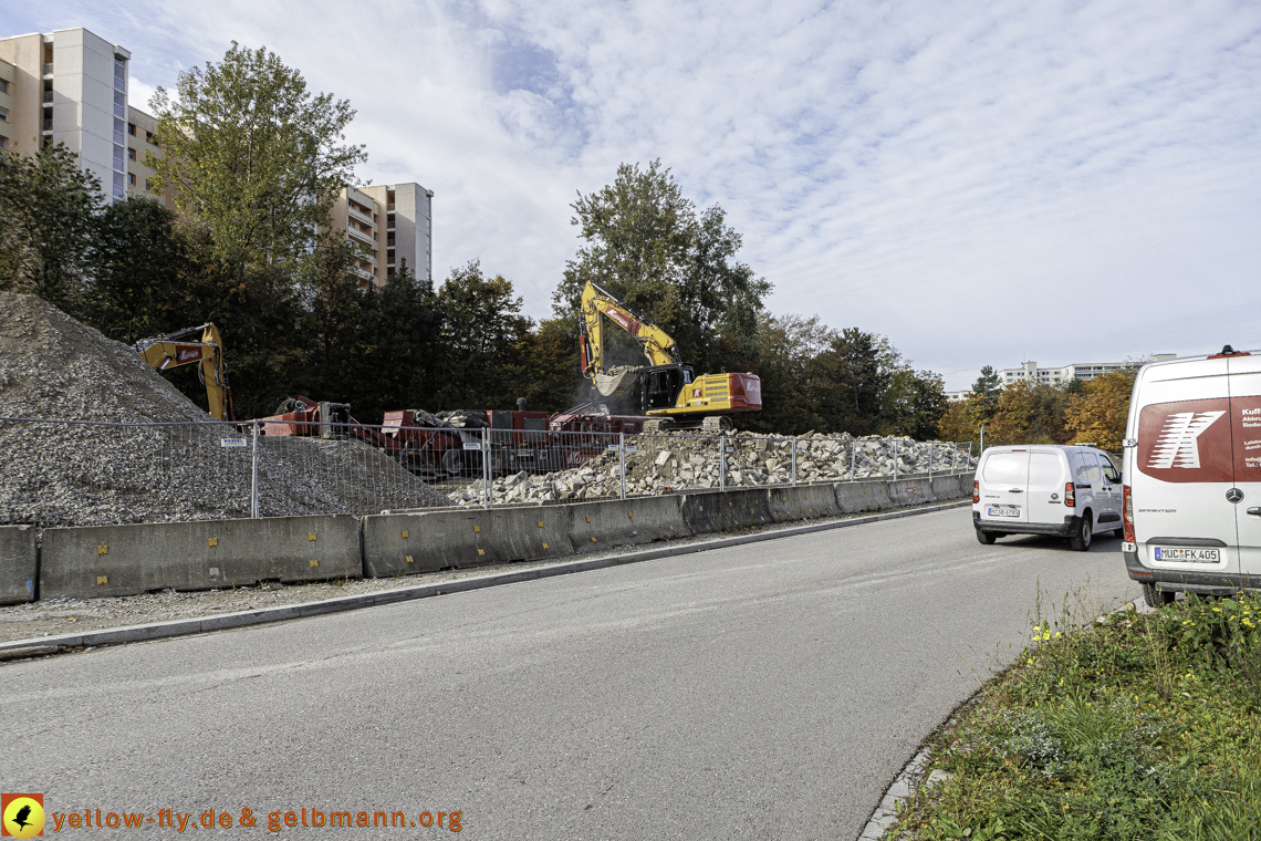 14.10.2024 - Baustelle Alexisquartier vom Hochhaus