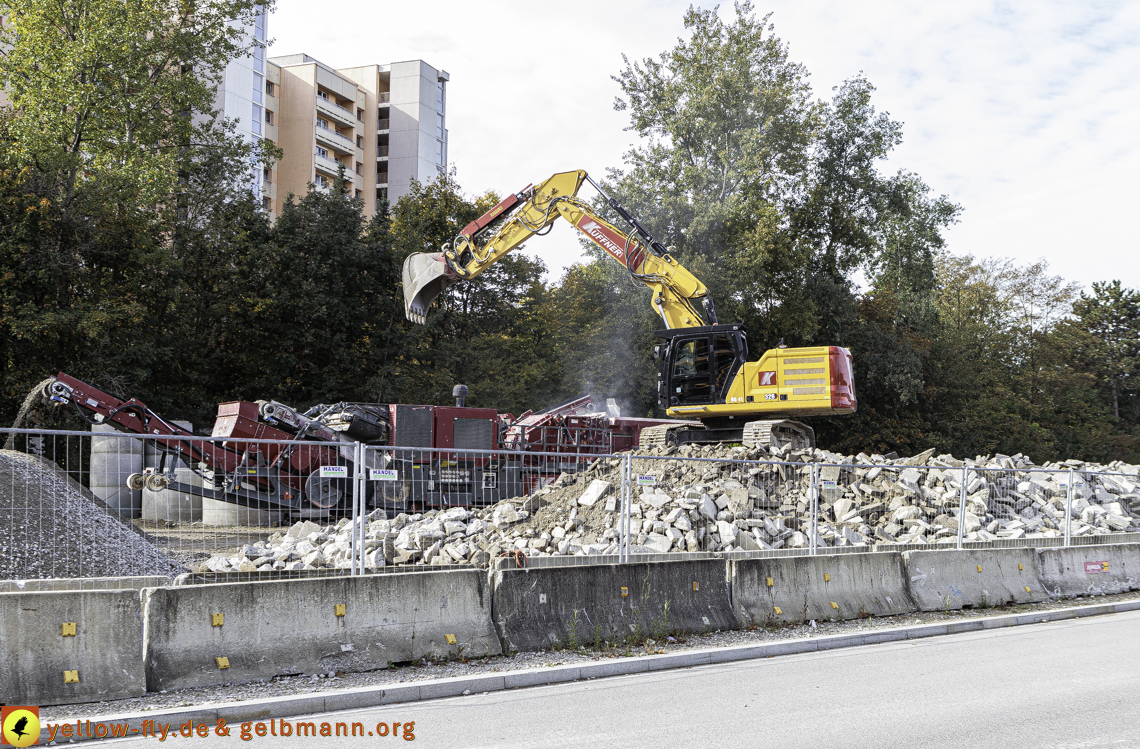 14.10.2024 - Baustelle Alexisquartier vom Hochhaus