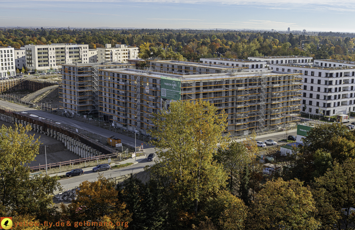 14.10.2024 - Baustelle Alexisquartier vom Hochhaus