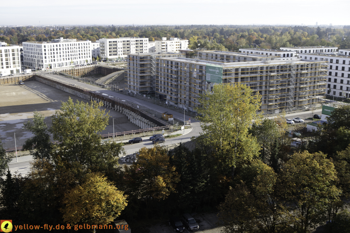 14.10.2024 - Baustelle Alexisquartier vom Hochhaus