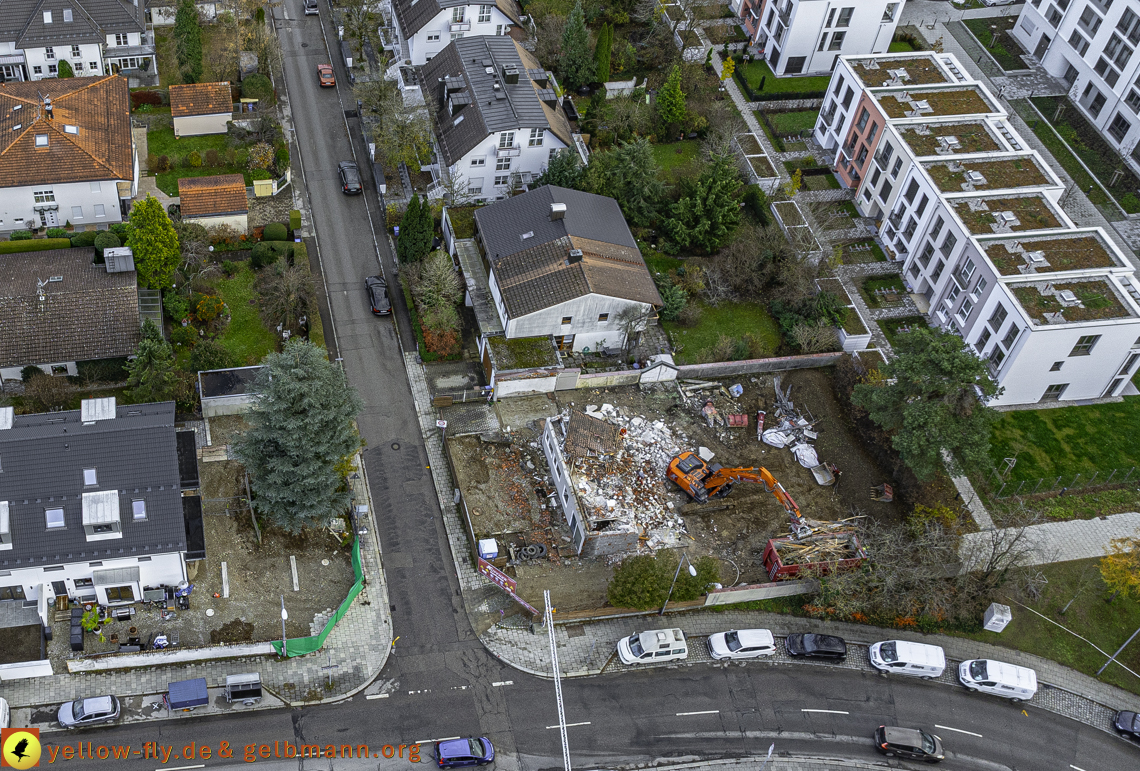 26.11.2024 - Abriss der Niederalmstraße 25 in Neuperlach