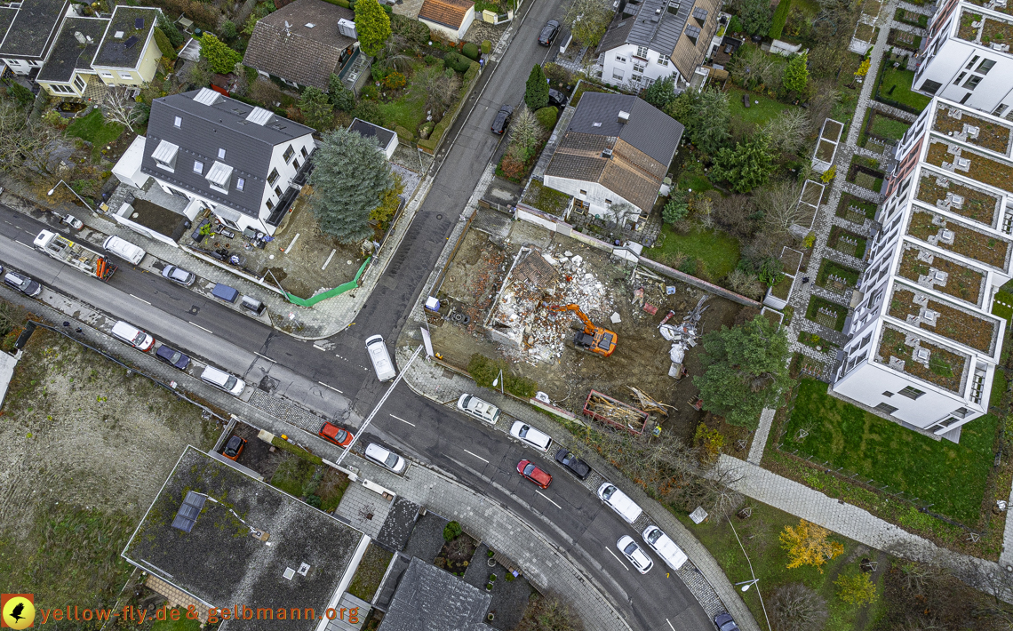 26.11.2024 - Abriss der Niederalmstraße 25 in Neuperlach