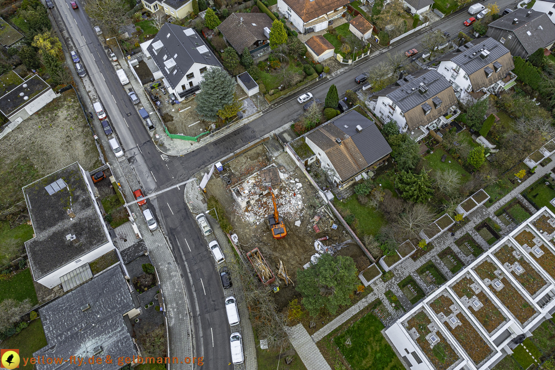 26.11.2024 - Abriss der Niederalmstraße 25 in Neuperlach
