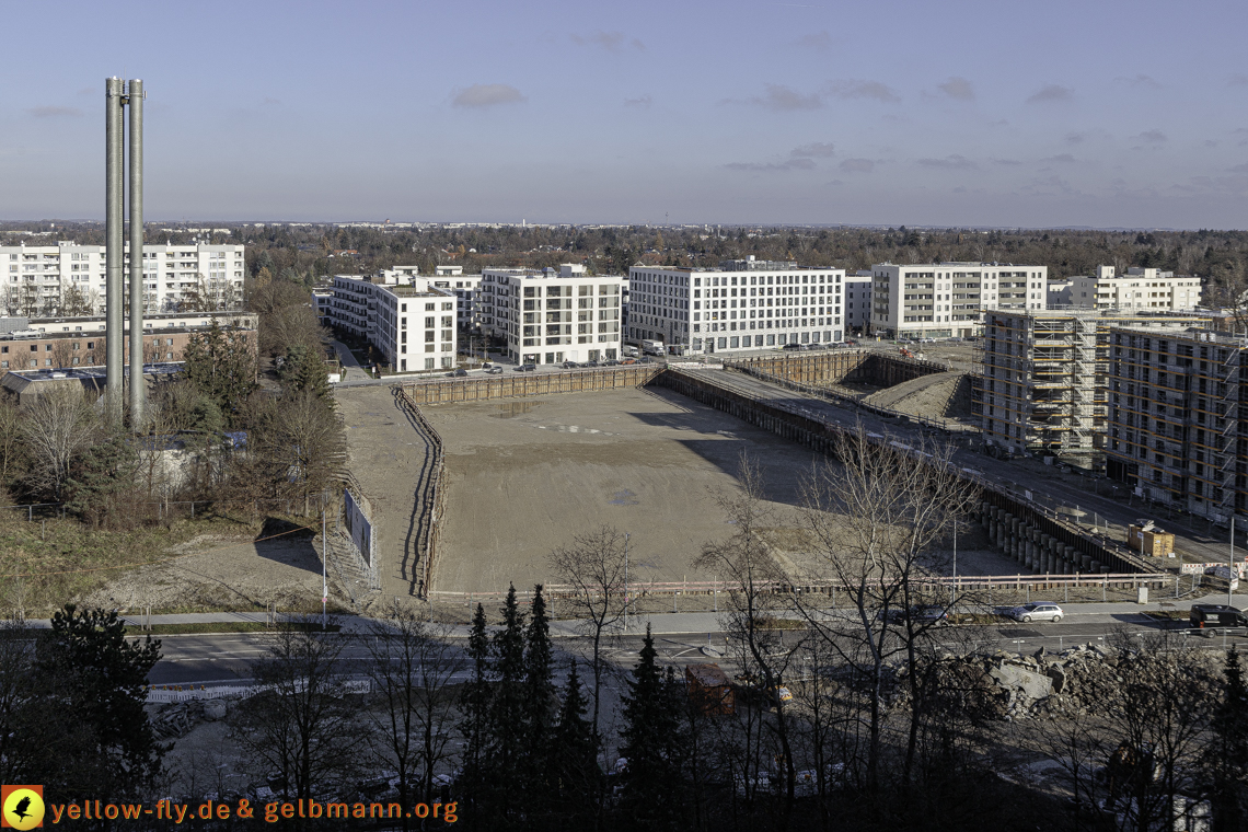 27.12.2024 - Baustelle Alexisquartier und Pandion Verde in Neuperlach