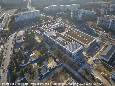 04.02.2025 - Baustelle zur Grundschule am Karl-Marx-Ring in Neuperlach