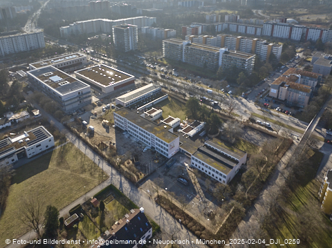 04.02.2025 - Baustelle zur Grundschule am Karl-Marx-Ring in Neuperlach